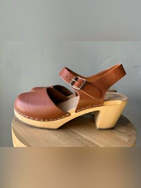 Lotta From Stockholm Swedish Brown Clogs ~ Size 37